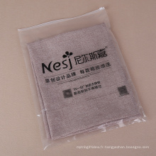 Chine Le meilleur sac en plastique de serrure de zip de polypropylène de vente de pp